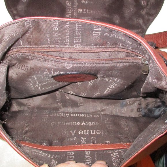 Etienne Aigner Flapped Saddle Bag - Picture 13 of 14